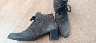 Botines verde/gris talla 40