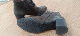 Botines verde/gris talla 40