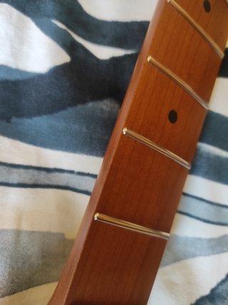 Mástil Stratocaster Arce Tostado / /T. Inox Jumbo