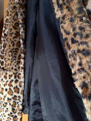 Abrigo leopardo muy calentito