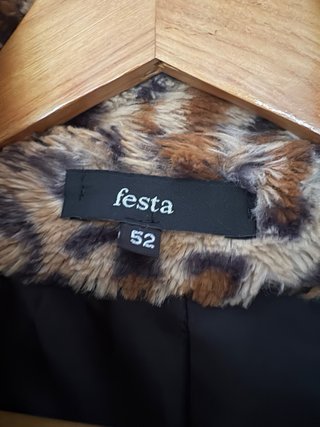 Abrigo leopardo muy calentito