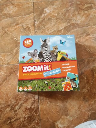 Juego de mesa ZOOM it! animales Diset