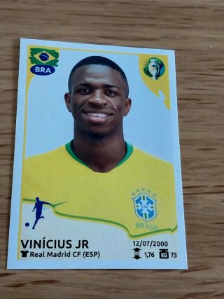 Cromos Panini Brasil Neymar Vinicius Jr Ronaldo