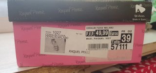 Sandalias Raquel Perez Talla 39