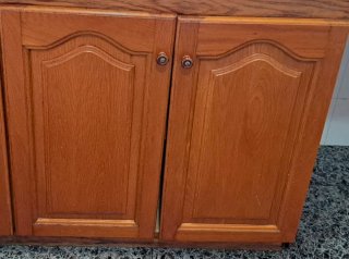 Puertas de cocina de madera maciza