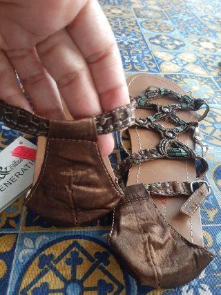 Sandalias Silver & Blue Talla 41