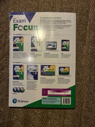 Exam Focus 2 Workbook Print & Digital Interacti...