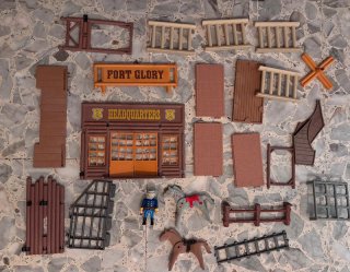 Playmobil Fort Glory pezzi sfusi Cowboys vintage