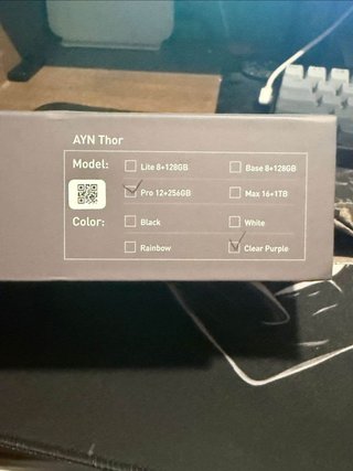 AYN Thor Pro 12+256GB Clear Purple