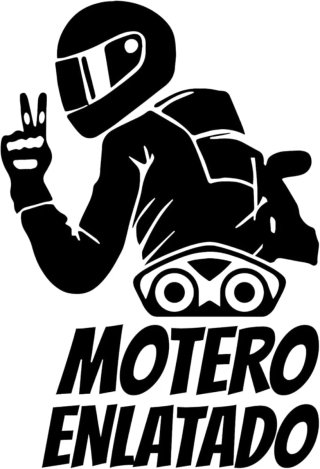 Pegatina Vinilo Motero Enlatado-tuning