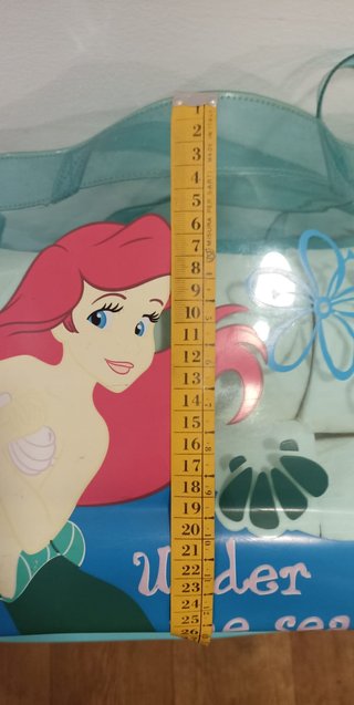 Bolso La Sirenita Disney Celeste
