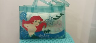 Bolso La Sirenita Disney Celeste