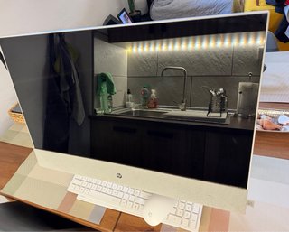 HP Pavilion All-in-One 27-d0xxx Beige/Blanco
