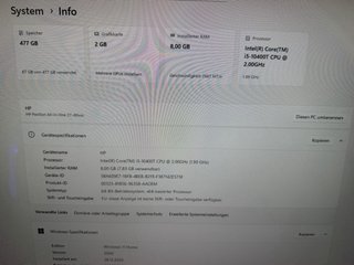 HP Pavilion All-in-One 27-d0xxx Beige/Blanco