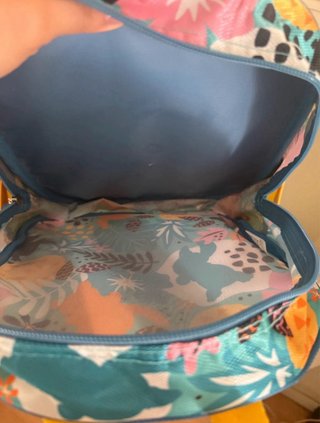 Mochila Stitch Piña Hojas Tropicales