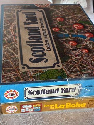 Lote juegos: La Bolsa + Scotland Yard (EDUCA)