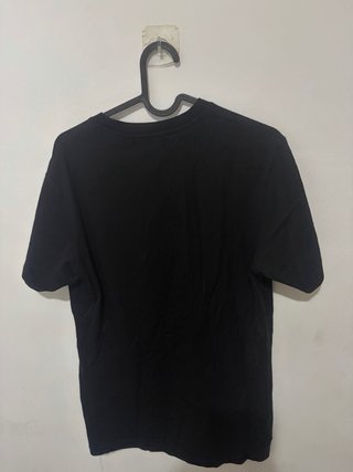 Camiseta Dior Bordada Multicolor Negra