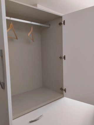 Armario modular con cama abatible