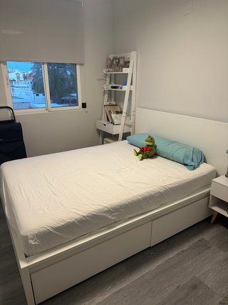 Cama Matrimonio con 4 Cajones y Colchón