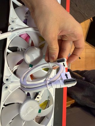 Corsair iCUE LINK Ventiladores RGB Blancos