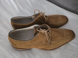 Zapatos de ante marrones 42 - 42.5