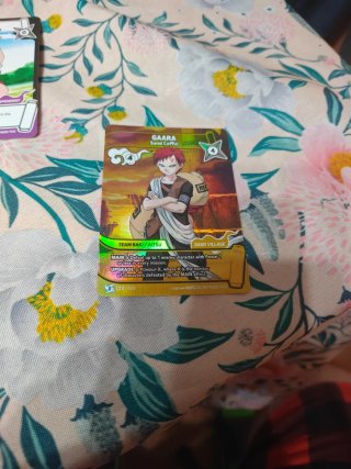 Gaara Sand Coffin Naruto Mythos TCG Carta Foil
