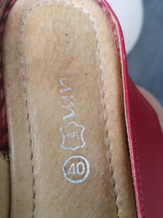 Zapatos de piel verano talla 40