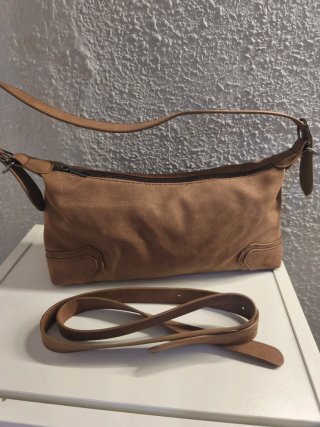 Bolso marron de hombro vintage