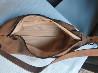 Bolso marron de hombro vintage
