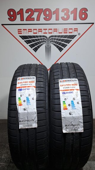 10UD 195 65 15 V NEREUS RUEDA NUEVA YA MONTADA