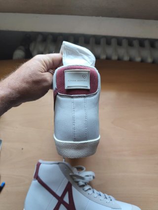 Sneakers da donna Álvaro Moreno bianche e rosse