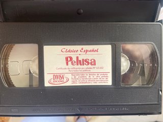 Película VHS Clásico Español Pelusa