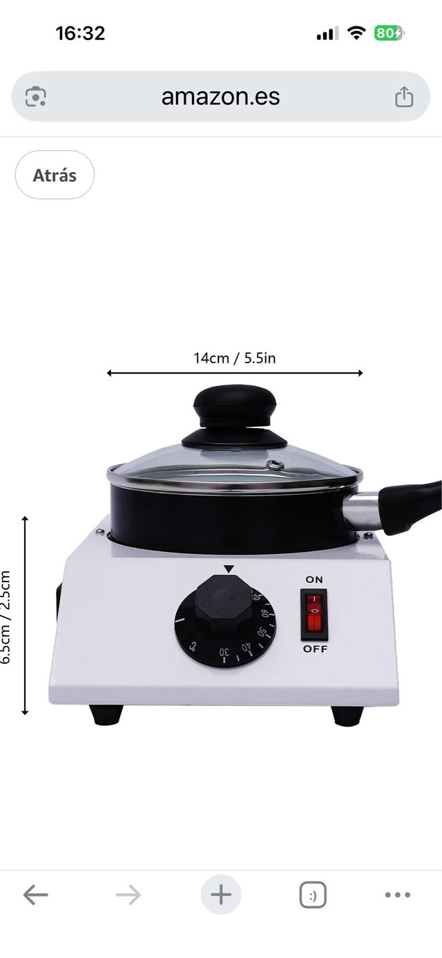 Fundidor Chocolate Profesional 40W Nuevo
