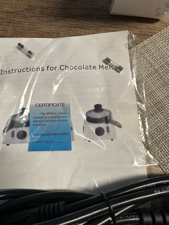 Fundidor Chocolate Profesional 40W Nuevo