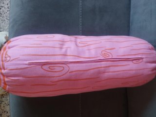 3 Cojines tronco rosa 62 cm