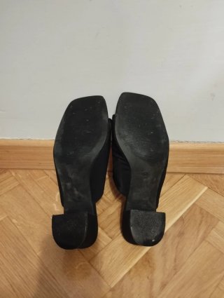 Sandalias tacón negras talla 35