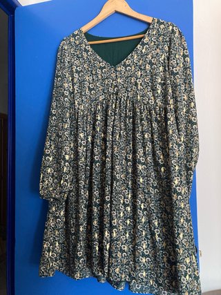 Vestido estampado floral talla única