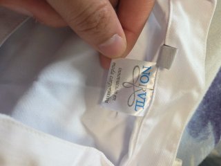 Camisa de cocina blanca