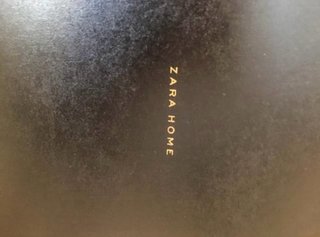 Espejo Zara Home 60cm Negro y Ratán