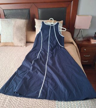 Vestido azul talla única