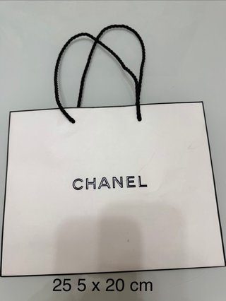 Bolsa de Papel Chanel Blanca