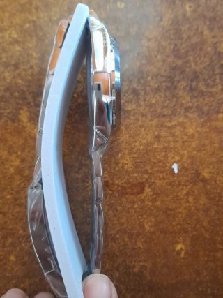 Orologio da polso argento e bianco nuovo mai usato