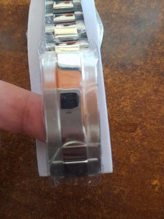 Orologio da polso argento e bianco nuovo mai usato