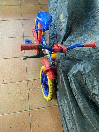 Bicicleta infantil Nathor Fireman de rodado 12