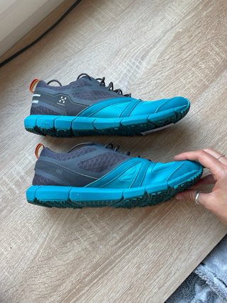 Zapatillas Trail Haglöfs Gris/Turquesa