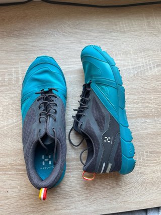 Zapatillas Trail Haglöfs Gris/Turquesa