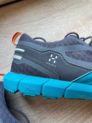 Zapatillas Trail Haglöfs Gris/Turquesa
