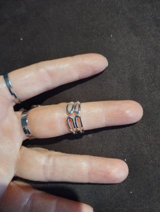 Anillo Plata de Ley con Estrella