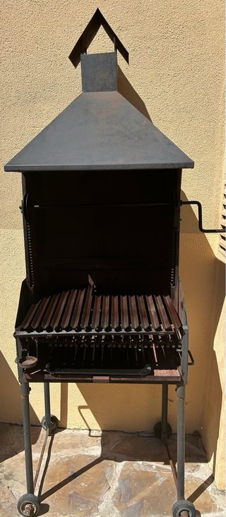 Barbacoa de hierro forjado