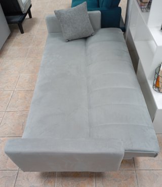 ·Sofá Cama Bogota ·Gris·, Cómodo. ¡EN OFERTA!